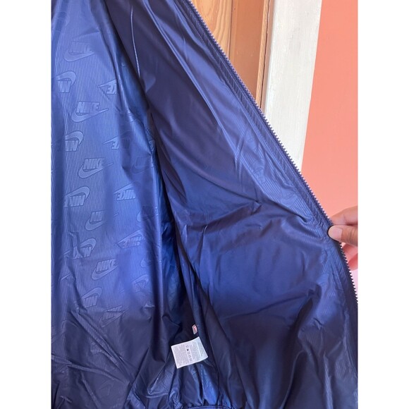 Nike Sportswear Club Primaloft Therma-FIT Puffer Jacket Navy Size M FB7368-410 - Picture 6 of 9